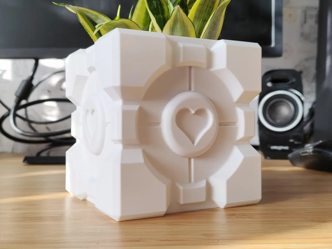 Companion Cube Vase