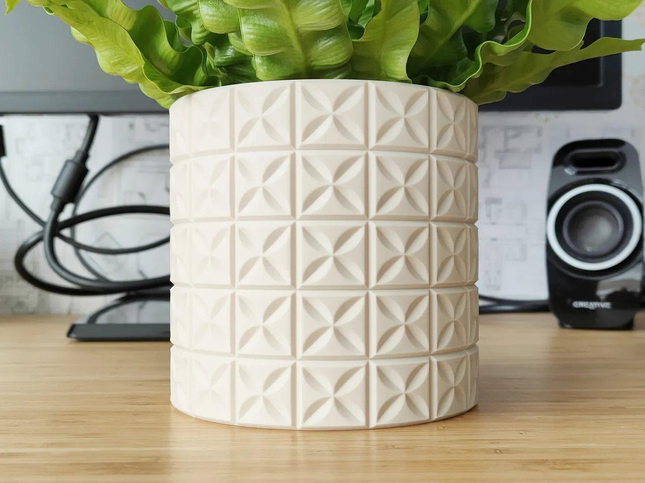 Flower Tile Vase