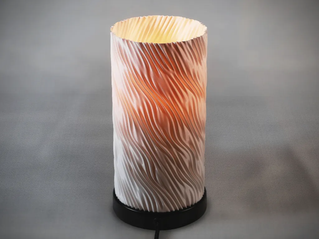 Helical Waves Lamp