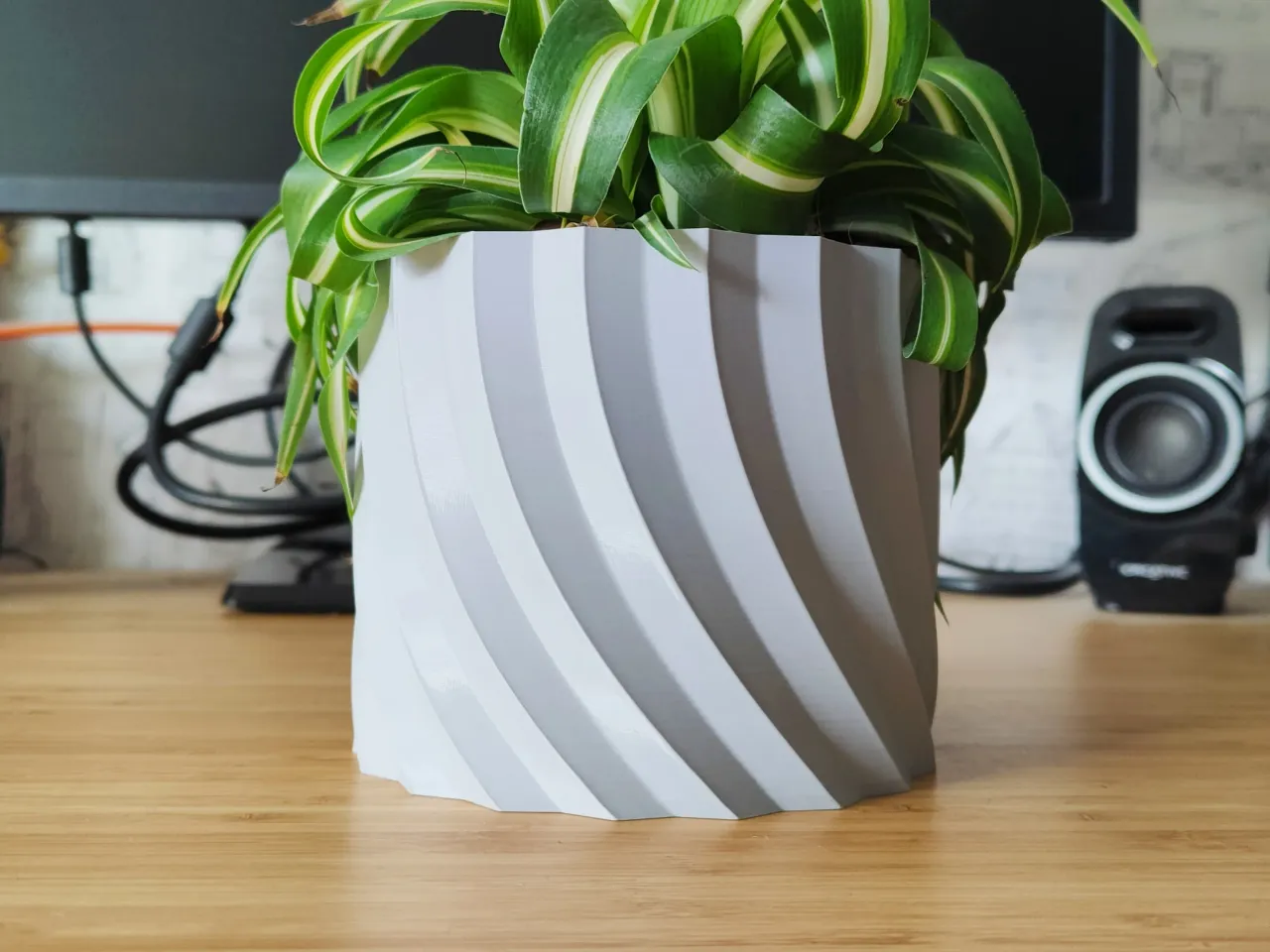 Spinning Spiral Vase