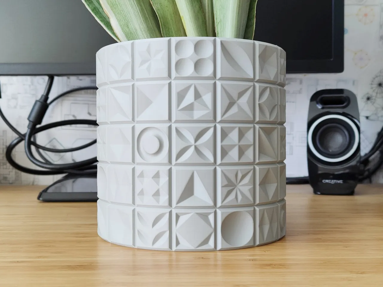 Tile Mosaic Vase