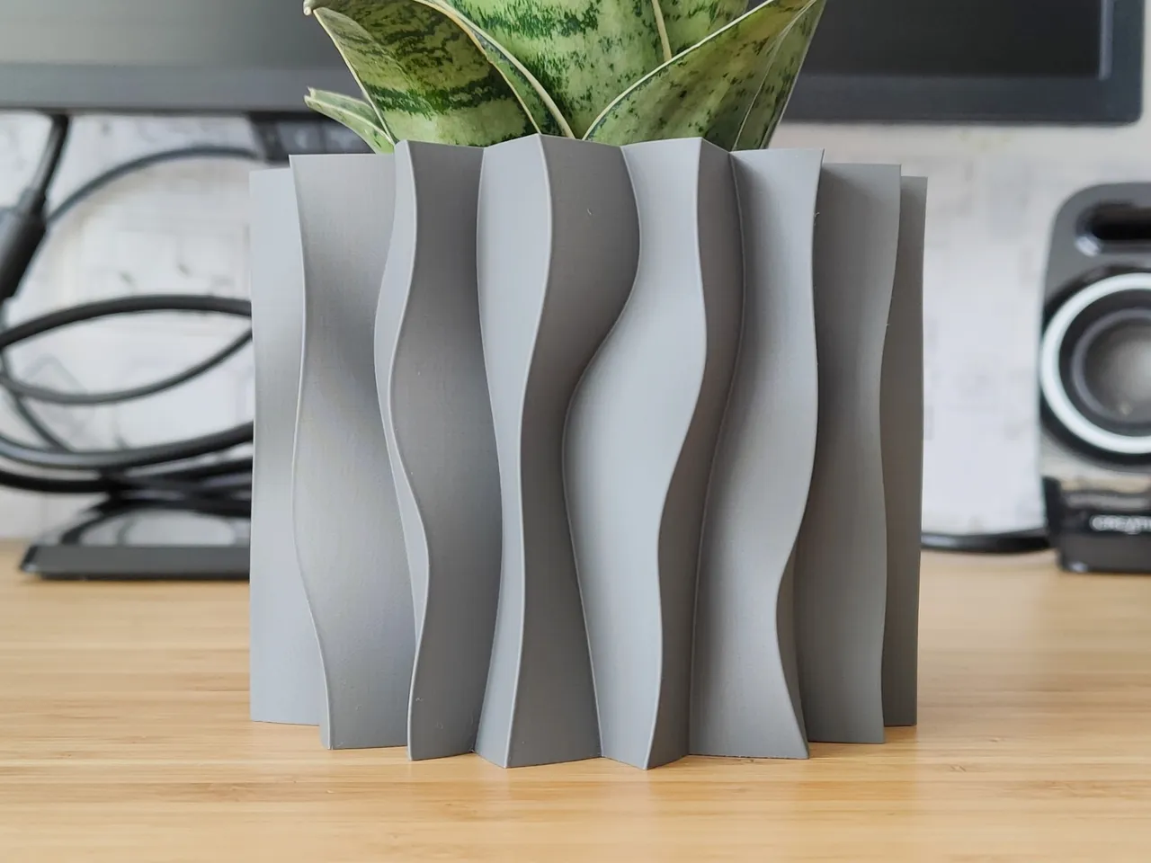 Wavy Plant Vase